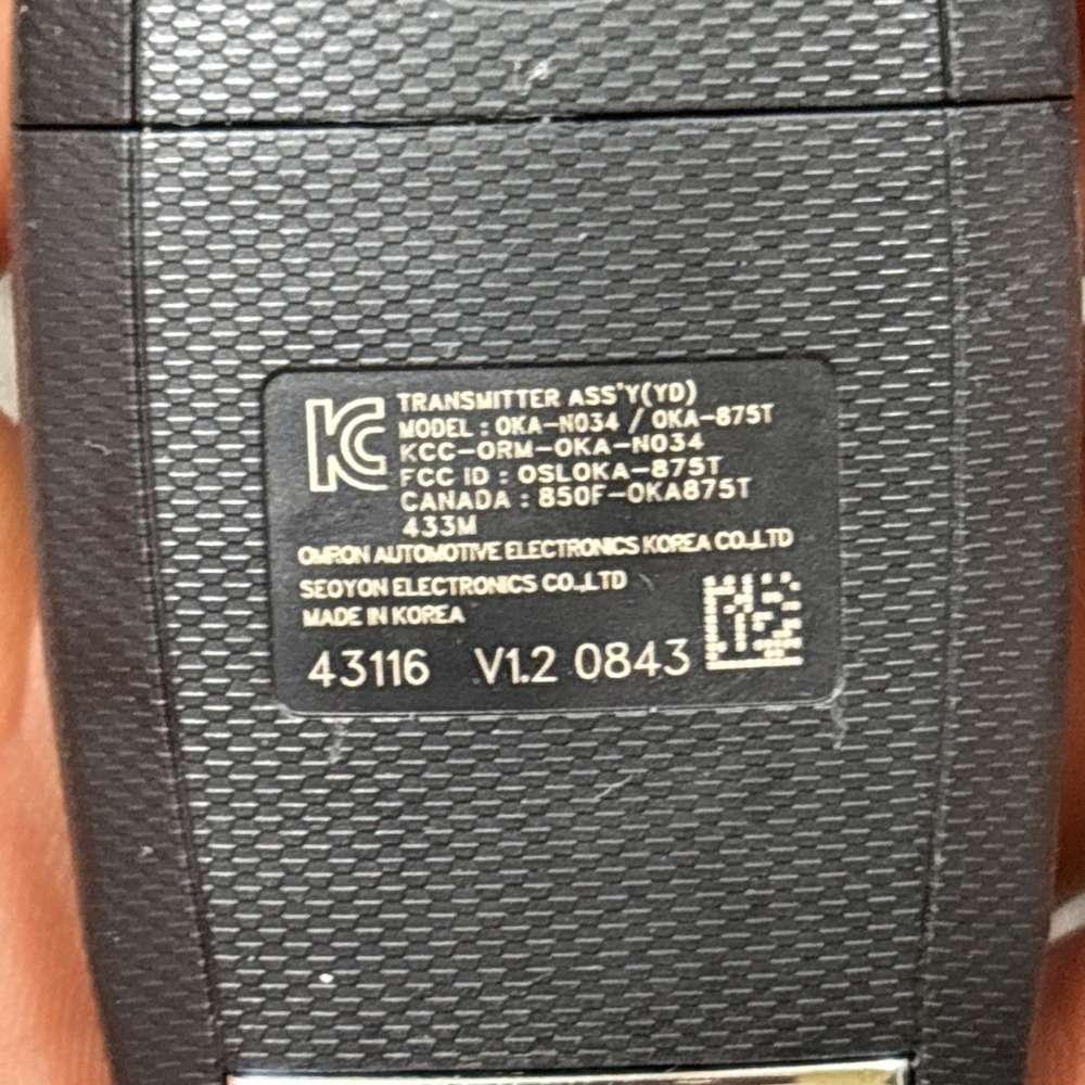 Kia 4-Button Flip Key Remote OSLOKA-875T 2014-2019 Soul For - Picture 3 of 6